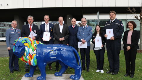 Ausbildungsbescheidübergabe für Landesverbände und Hilfsorganisationen